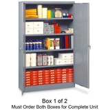 Tennsco J478LGY Jumbo Storage Cabinet