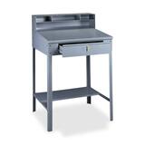 Tennsco Open Steel Shop Desk, Medium Gray SR57MGY