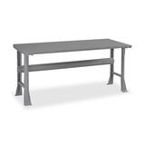 Tennsco Steel Top Workbench - WB13060SMGY