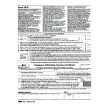 2245 - Tops W-4 Withholding Allowance Certificates Form