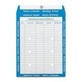 "MeadWestvaco Columbian Inter-Departmental Envelopes - #13 (10"" x 13"") - 28lb - String/Button - Kraft - 50 Pack - Silver"