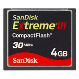 SanDisk 4GB Extreme III CompactFlash Card