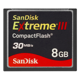 SanDisk 8GB Extreme III CompactFlash Card