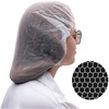 Hairnet Nylon Medium Weave 100/BX White