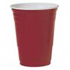 Party Cups Plastic 16 oz. 1000/CT Red<br>