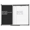 Planner Board, Magnetic/Dry-erase,3'x2',Aluminum Frame