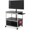 Safco Scoot Open Flat Panel Multimedia Display Cart