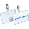 Badges Strap Clip 3 34X2 14 Key C 25 per Pack Clear - Small Image