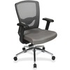 Lorell High Back Executive Chair - 603.0 mm x 978.0 mm x 1073.0 mm - Gray Seat