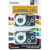 Tape Cartridge 12 mm Black/White