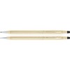 Ballpoint Pen And Pencil Set Gold Barrel