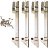 Stacking Supports 4/Set Brass