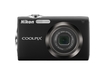 picture of a Nikon Coolpix S3000 12 Megapixel Compact Camera - 4.90 mm-19.60 mm - Black