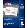 Avery Half-Fold Greeting Card - 8.5" x 5.5" - Matte - 30 / Box - White Avery Half-Fold Greeting Card - 8.5" x 5.5" - Matte - 30 / Box - White