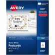 Avery Inkjet Postcard - 5.5" x 4.25" - Matte - 200 / Box - White