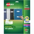 Avery ID Label - 1" Width x 2.62" Length - 30/Sheet - Removable - 750 / Pack - White Avery ID Label - 1" Width x 2.62" Length - 30/Sheet - Removable - 750 / Pack - White