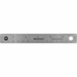 Westcott Stainless Steel Ruler - 6" Length 0.75" Width - 1/16, 1/32 Graduations - Metric, Imperial Measuring System - Stainless Steel - 1 Each - Silver Westcott Stainless Steel Ruler - 6" Length 0.75" Width - 1/16, 1/32 Graduations - Metric, Imperial Measuring System - Stainless Steel - 1 Each - Silver