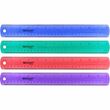 Westcott Jeweltone Ruler - 12" Length 1" Width - 1/16 Graduations - Metric, Imperial Measuring System - Plastic - 1 Each - Assorted Westcott Jeweltone Ruler - 12" Length 1" Width - 1/16 Graduations - Metric, Imperial Measuring System - Plastic - 1 Each - Assorted