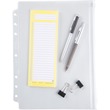 Day-Timer See-Through Zipper Pouch - 8.5" x 11" - Rectangular - For Storage - Vinyl - 1 / Pack - Clear