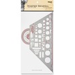 Chartpak General Purpose Template - 5.75" x 11" x 0.3" - Gray Chartpak General Purpose Template - 5.75" x 11" x 0.3" - Gray