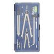 Chartpak 5-Piece Drafting Set - 5 Piece(s) - Silver