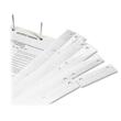 Tabbies Two Hole Clear Reinforcing Strips - 3.5" x 0.62" - 500 / Pack - Clear Tabbies Two Hole Clear Reinforcing Strips - 3.5" x 0.62" - 500 / Pack - Clear