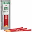 Dixon Phano Non-Toxic China Marker - Lead Color: Red - Barrel Color: Red - 12 / Dozen Dixon Phano Non-Toxic China Marker - Lead Color: Red - Barrel Color: Red - 12 / Dozen