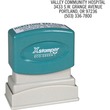 Xstamper Pre-Inked Stamp - 0.5" x 1.62" Xstamper Pre-Inked Stamp - 0.5" x 1.62"