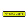 Xstamper Designer Wall Sign With Holder - "Customizable - 10" x 2" - Plastic - Black Xstamper Designer Wall Sign With Holder - "Customizable - 10" x 2" - Plastic - Black