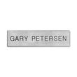 Xstamper Name Plate - 8" x 2" - Aluminum Xstamper Name Plate - 8" x 2" - Aluminum
