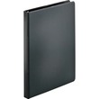 Sparco Round Ring Binder - Letter - 8.5" x 11" - 0.5" Capacity - 1 Each - Black