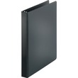 Sparco Vinyl Ring Binder - Letter - 8.5" x 11" - 1" Capacity - 1 Each - Black
