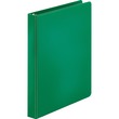 Sparco Round Ring Binder - Letter - 8.5" x 11" - 1" Capacity - 1 Each - Green