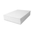 Sparco Plain Memorandum Pad - 50 Sheet - 16lb - Unruled - Letter 8.5" x 11" - 12 / Dozen - White