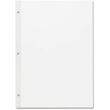 Sparco Mylar Reinforced Filler Paper - 100 Sheet - 20lb - Unruled - Letter 8.5" x 11" - 100 / Pack - White