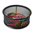 Sparco Steel Mesh Paperclip Holder - 2.25" x 3.75" - Steel - 1 Each - Black Sparco Steel Mesh Paperclip Holder - 2.25" x 3.75" - Steel - 1 Each - Black