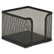 Sparco 90208 Steel Mesh Memo Holder - 3.25" x 4" x 4" - Steel - 1 Each - Black Sparco 90208 Steel Mesh Memo Holder - 3.25" x 4" x 4" - Steel - 1 Each - Black