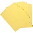 Sparco Monthly Clear Plastic Index Dividers - 12 x Tab Printed January - December - 8.5" x 11" - 1 Set - Buff Divider - Clear Tab