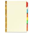 Sparco Insertable Tab Divider - 8 x Tab Blank - 8.5" x 11" - 8 / Set - Assorted Tab