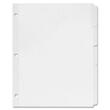 Sparco 3-Ring Plain Tab Divider - 5 x Tab Blank - 8.5" x 11" - 5 / Set - White Tab Sparco 3-Ring Plain Tab Divider - 5 x Tab Blank - 8.5" x 11" - 5 / Set - White Tab
