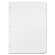 Sparco Erasable Tab Index - 8 x Tab Blank - 8.5" x 11" - 8 / Set - White Tab Sparco Erasable Tab Index - 8 x Tab Blank - 8.5" x 11" - 8 / Set - White Tab