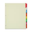 Sparco Ring Binder Index Divider - 8 x Tab Blank - 8.5" x 11" - 8 / Set - Assorted Tab