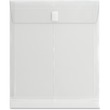 Sparco String & Button Poly Hide Envelope - 1" Expansion - 8.5" x 11" - Letter - 1 Each - Clear Sparco String & Button Poly Hide Envelope - 1" Expansion - 8.5" x 11" - Letter - 1 Each - Clear