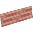 Sparco Flat $.50 Pennies Coin Wrapper - 1000 Wrap(s) - 60lb Paper Weight - Kraft - Red