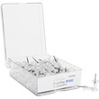 Sparco Push Pin0.37" Length x - 0.5" Diameter - Steel - 100 / Box - Clear Sparco Push Pin0.37" Length x - 0.5" Diameter - Steel - 100 / Box - Clear
