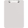 Sparco Translucent Clipboard - 9" x 12" - Low-profile - Plastic - Clear