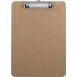 Sparco Clipboard - 9" x 12.5" - Hardboard - Brown