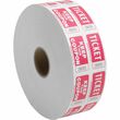 Sparco Roll Ticket - 2000 / Roll - Red Sparco Roll Ticket - 2000 / Roll - Red