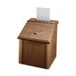 Lorell Medium Suggestion Box - External Dimensions 9.75" Height x 7.75" Width x 7.25" Depth - Wood - Medium Oak Lorell Medium Suggestion Box - External Dimensions 9.75" Height x 7.75" Width x 7.25" Depth - Wood - Medium Oak