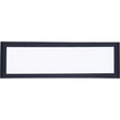 Tatco Magnetic Label Holder - 1.25" x 4.37" - Vinyl - 10 / Pack - Black, Clear